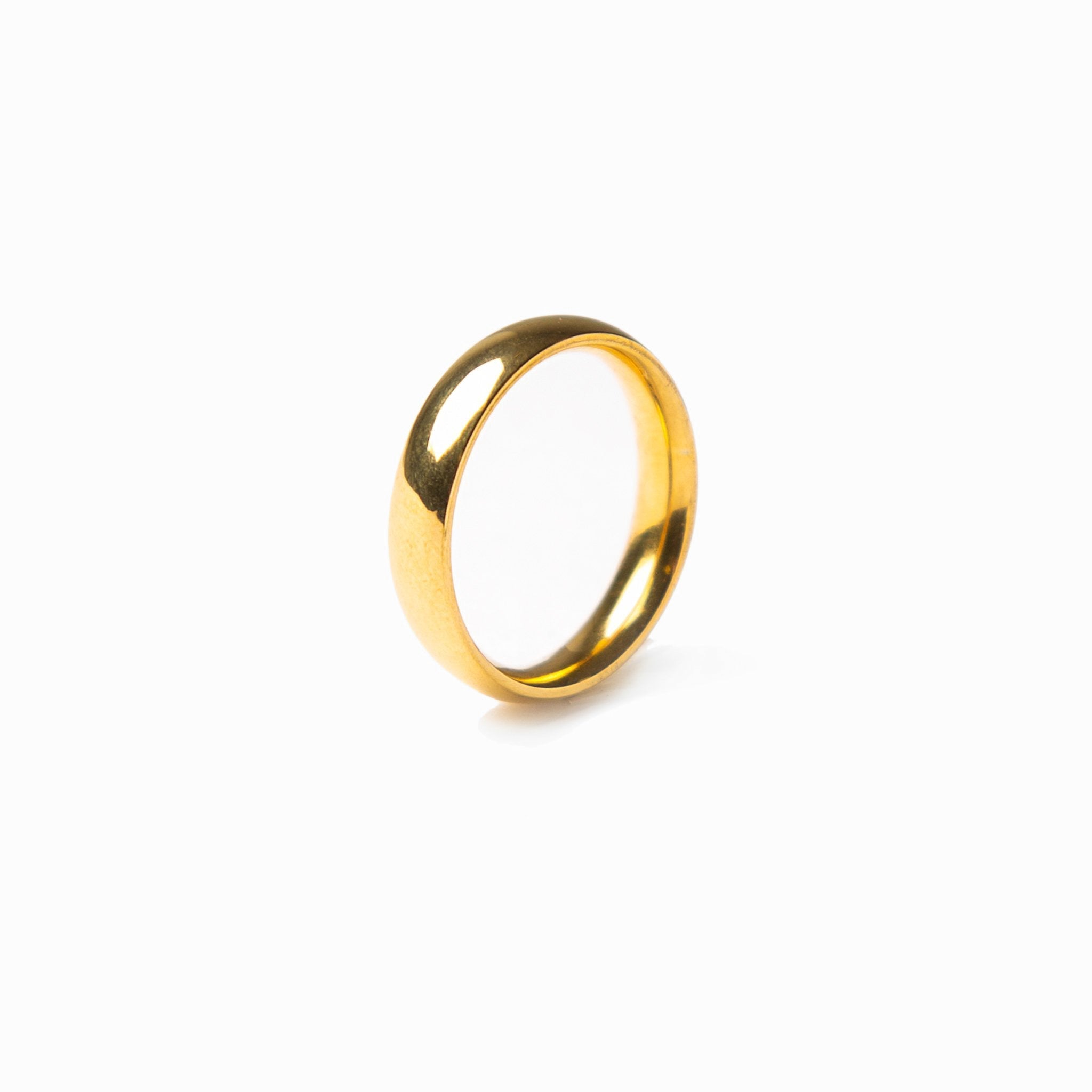 Anillo de bloque MNML - Oro