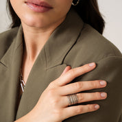 Anillo ajustable apilable Hydra