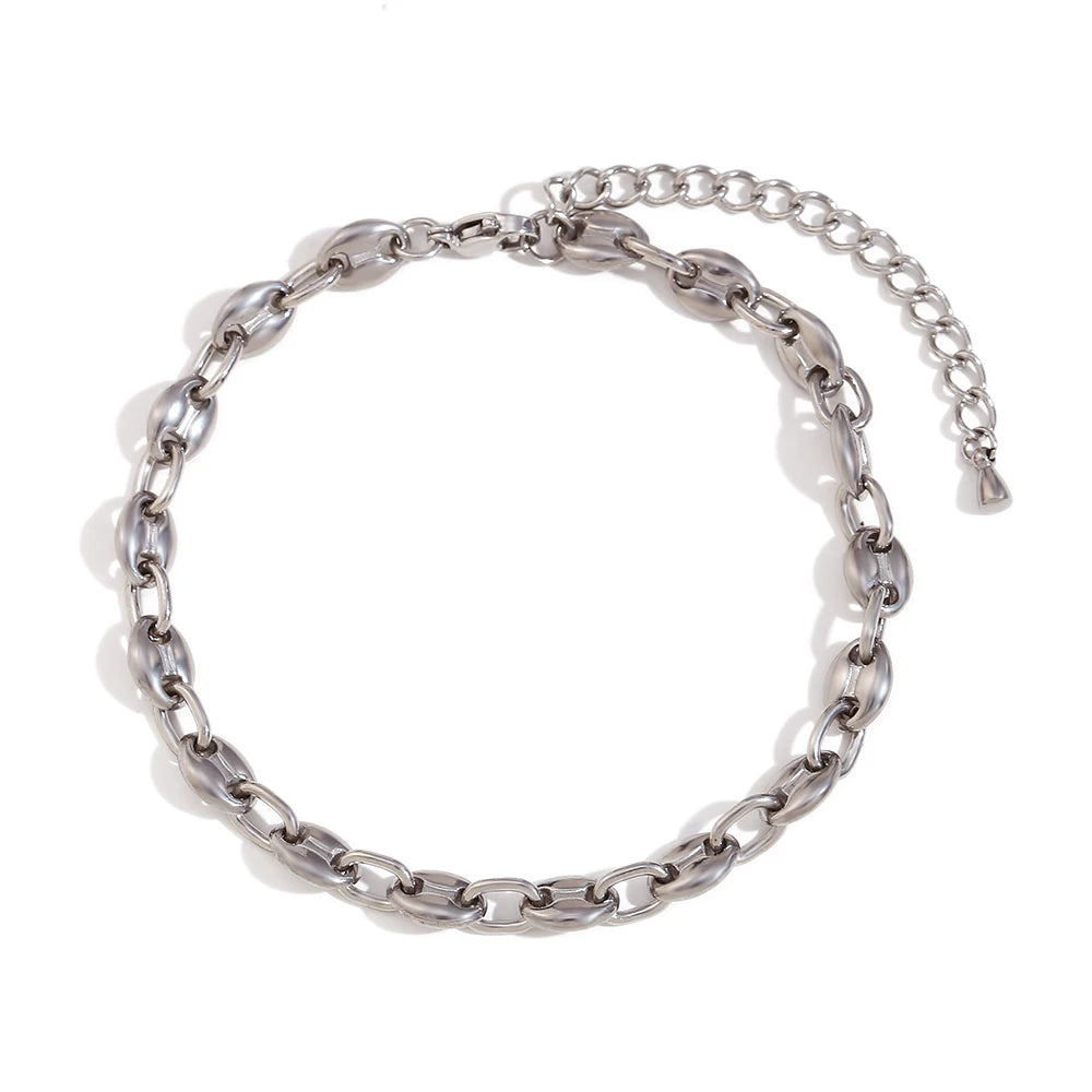 Tobillera elegante chapada