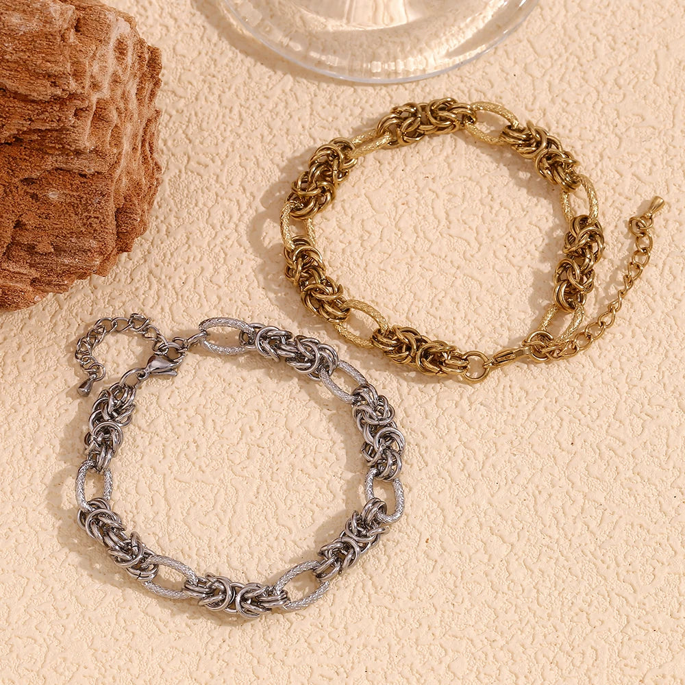 Pulsera de tobillo dorada Belle