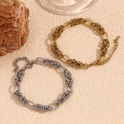 Pulsera de tobillo dorada Belle