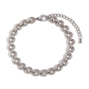 Pulsera de tobillo Belle de acero inoxidable