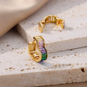 Pendientes de corazón de lujo para mujer, aretes de acero inoxidable de circonita cúbica, tendencia elegante, joyería estética de boda para pareja, 2024