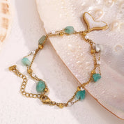 Pulsera de tobillo con cola de pez