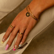 Anillo de bloque MNML - Oro